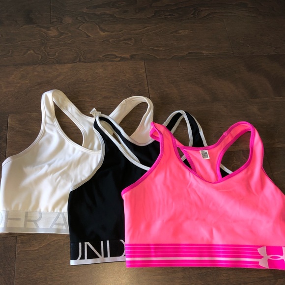 under armour sports bra white - Picture 2 of 2